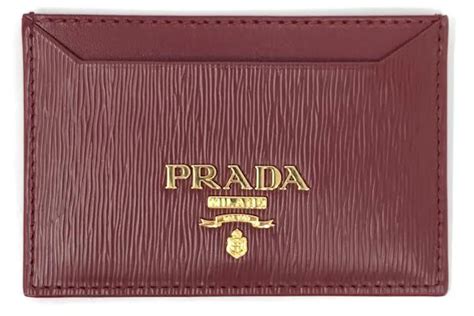 Prada Vitello Move Card Holder Red 